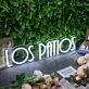 Los Patios White Neon Sign