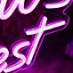 Crow's Nest Purple Neon Sign