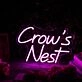 Crow's Nest Purple Neon Sign