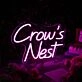 Crow's Nest Purple Neon Sign