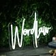Worldlaw White Neon Sign
