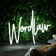Worldlaw White Neon Sign