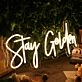 Stay Golden Yellow Custom Neon Sign