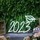 2023 Graduation White Neon Sign