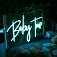Baby True Blue Neon Sign
