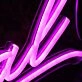 Club Brugal Purple Neon Sign