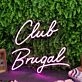 Club Brugal Purple Neon Sign