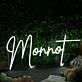 Monnot White Neon Sign