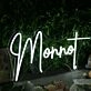 Monnot White Neon Sign