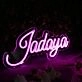 Jadaya Purple Neon Sign