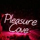 Pleasure Cove Red Neon Sign