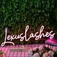 Lexus Lashes Red Neon Sign