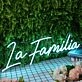 La Familia Blue Neon Sign