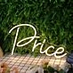 Price Yellow Neon Sign