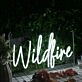Wildfire White Neon Sign
