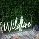Wildfire White Neon Sign