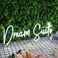 Dream Suite White Neon Sign