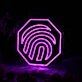 Fingerprint Purple Custom Neon Sign