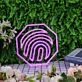 Fingerprint Purple Custom Neon Sign
