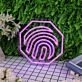 Fingerprint Purple Custom Neon Sign