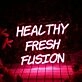 Healthy Fresh Fusion Red Custom Neon Sign