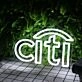 Citi White Custom Neon Sign