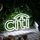 Citi White Custom Neon Sign
