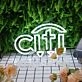 Citi White Custom Neon Sign