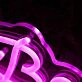 Bad Bitches Only Purple Neon Sign