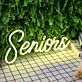 Seniors Yellow Neon Sign