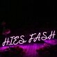 Hies Fash Purple Neon Sign