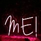 Me Red Custom Neon Sign