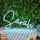 Sarah Blue Neon Sign