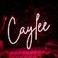 Caylee Red Neon Sign