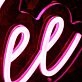 Caylee Red Neon Sign