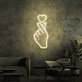 Love Hand Neon Sign
