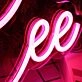 Cee Cee Red Neon Sign