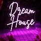 Dream House Purple Neon Sign