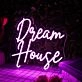 Dream House Purple Neon Sign