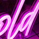 Stay Gold Purple Neon Sign