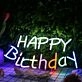 Happy Birthday Custom Neon Sign