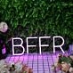 BFFR Purple Neon Sign