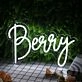 Berry White Neon Sign