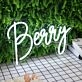 Berry White Neon Sign