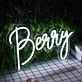 Berry White Neon Sign