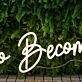 Two Become One Yellow Neon Sign