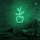 Flowerpot Neon Sign