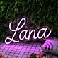 Lana Purple Neon Sign