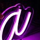 Lana Purple Neon Sign