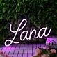 Lana Purple Neon Sign